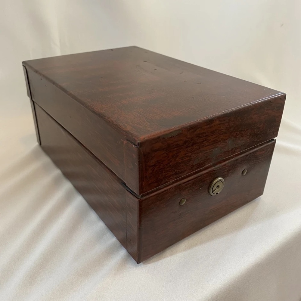 ASCO Art Steel Co NYC Vintage Metallic Storage Box